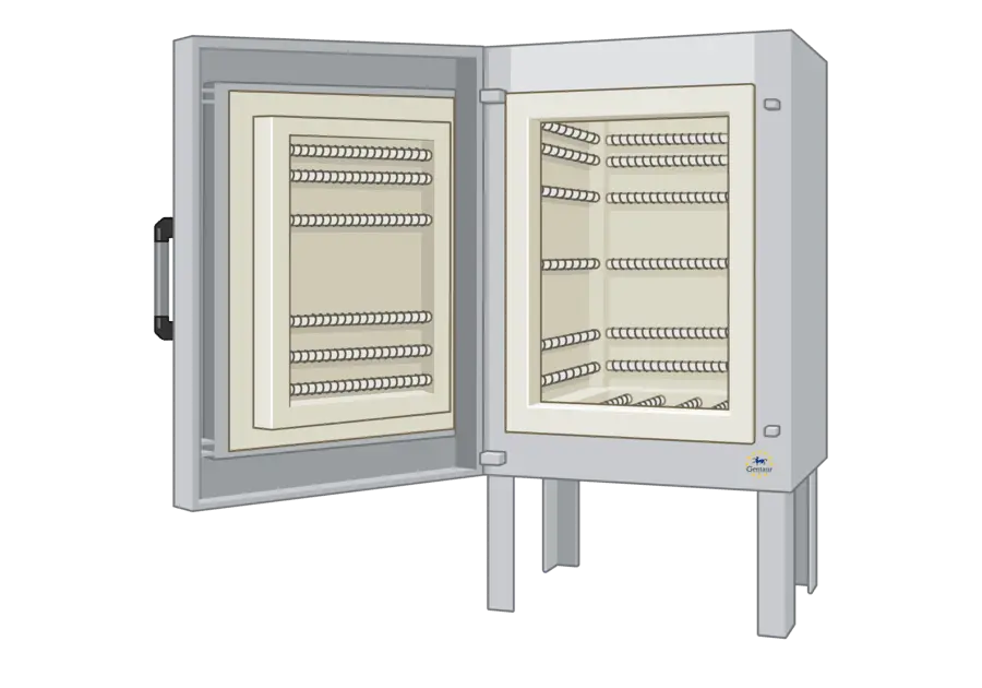 Alumina Ceramic Dee Tubes Open Ends